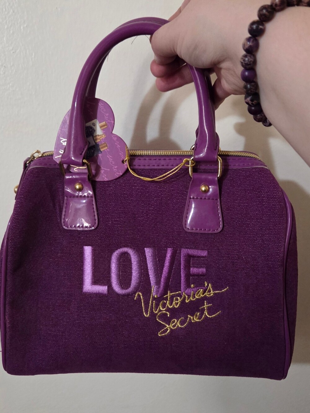 Victoria's Secret Y2K Vintage Top Handle Mini Satchel Handbag NWT (See Flaw)